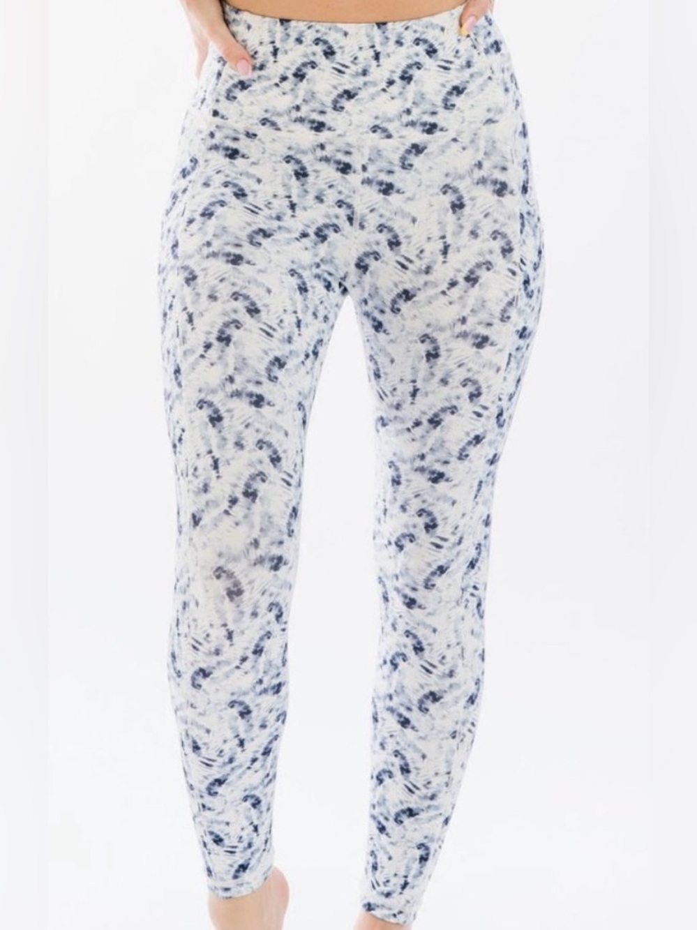 ZYIA Active Storm Brushed Hendrix Pocket Criterion Leggings Size 4 Butter Soft